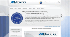 Desktop Screenshot of mh-gabler.de